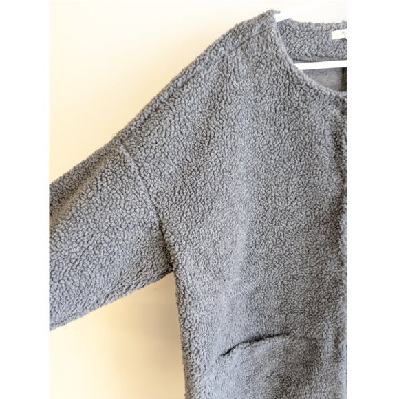 Madewell Bonded Sherpa Cocoon Coat - Picture 7 of 9